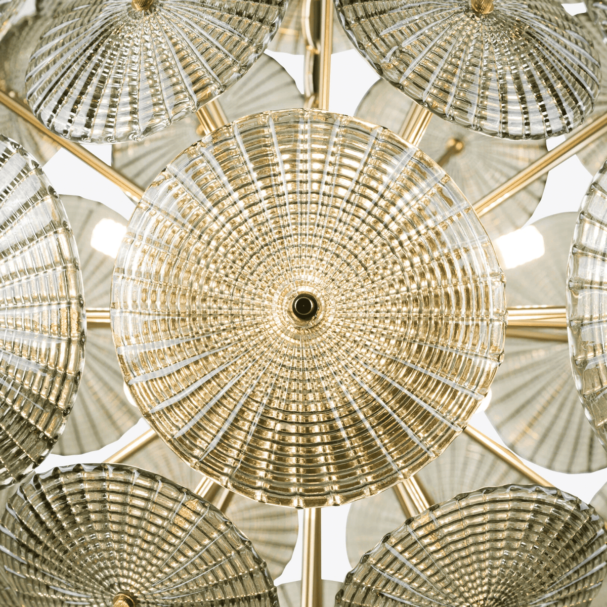 Celararia Chandelier Sputnik Dandelion Burst Glass