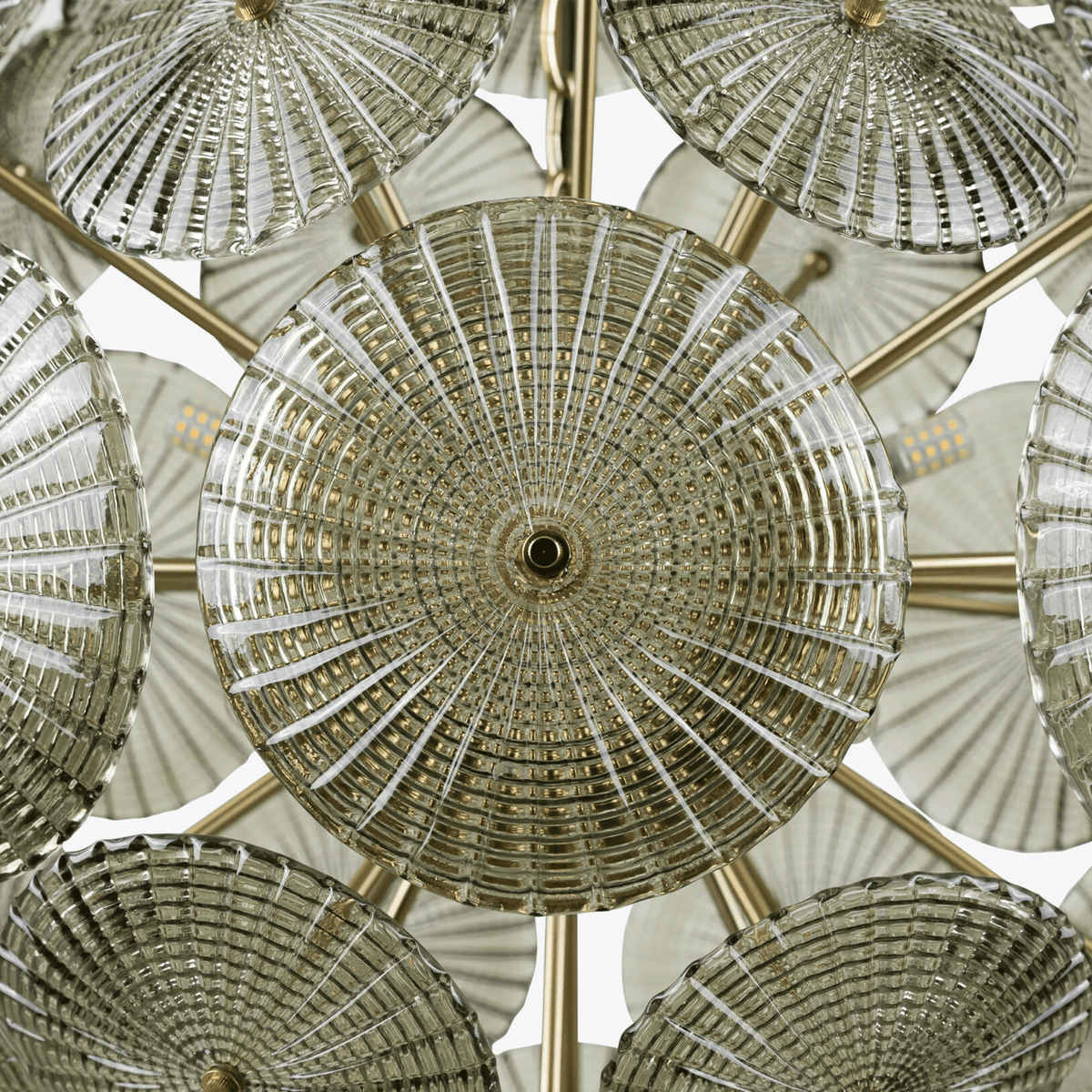 Celararia Chandelier Sputnik Dandelion Burst Glass