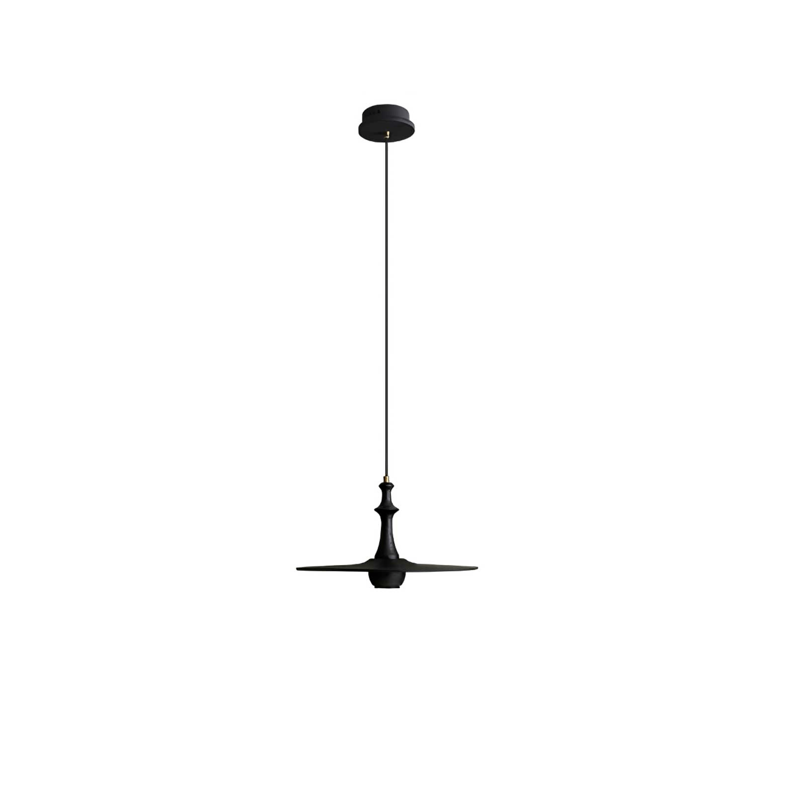 Spindle Wooden Spin Pendant Light