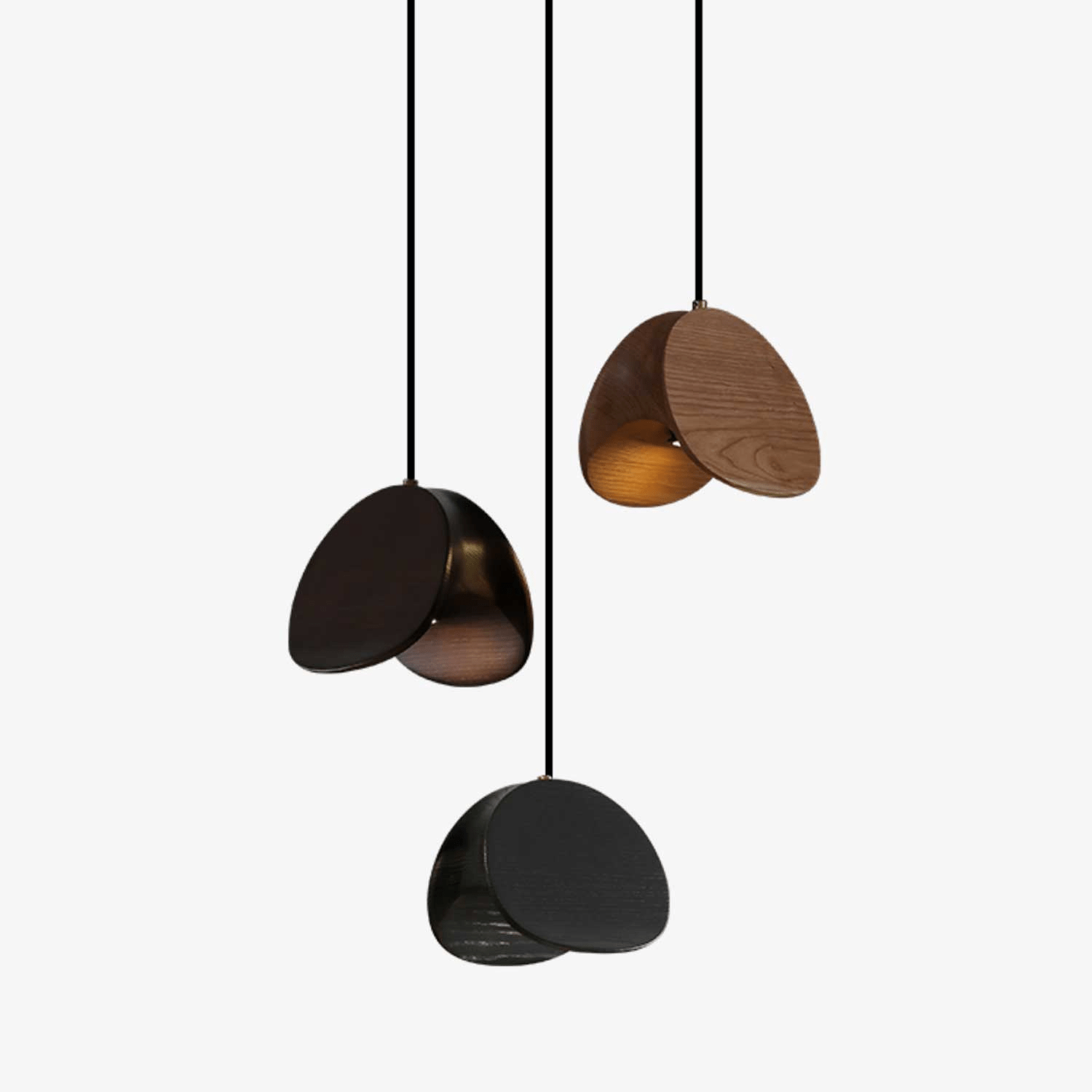 Tavro Minimalist Wood Pendant Light