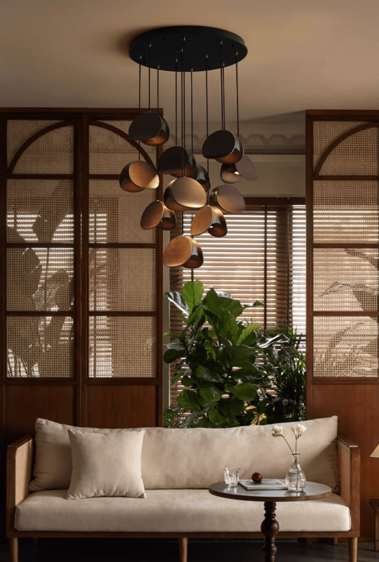Tavro Minimalist Wood Pendant Light