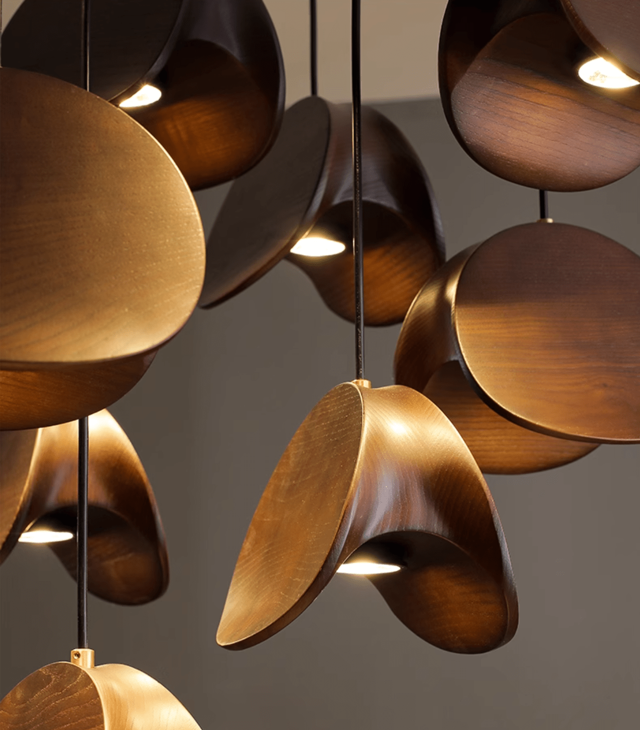 Tavro Minimalist Wood Pendant Light