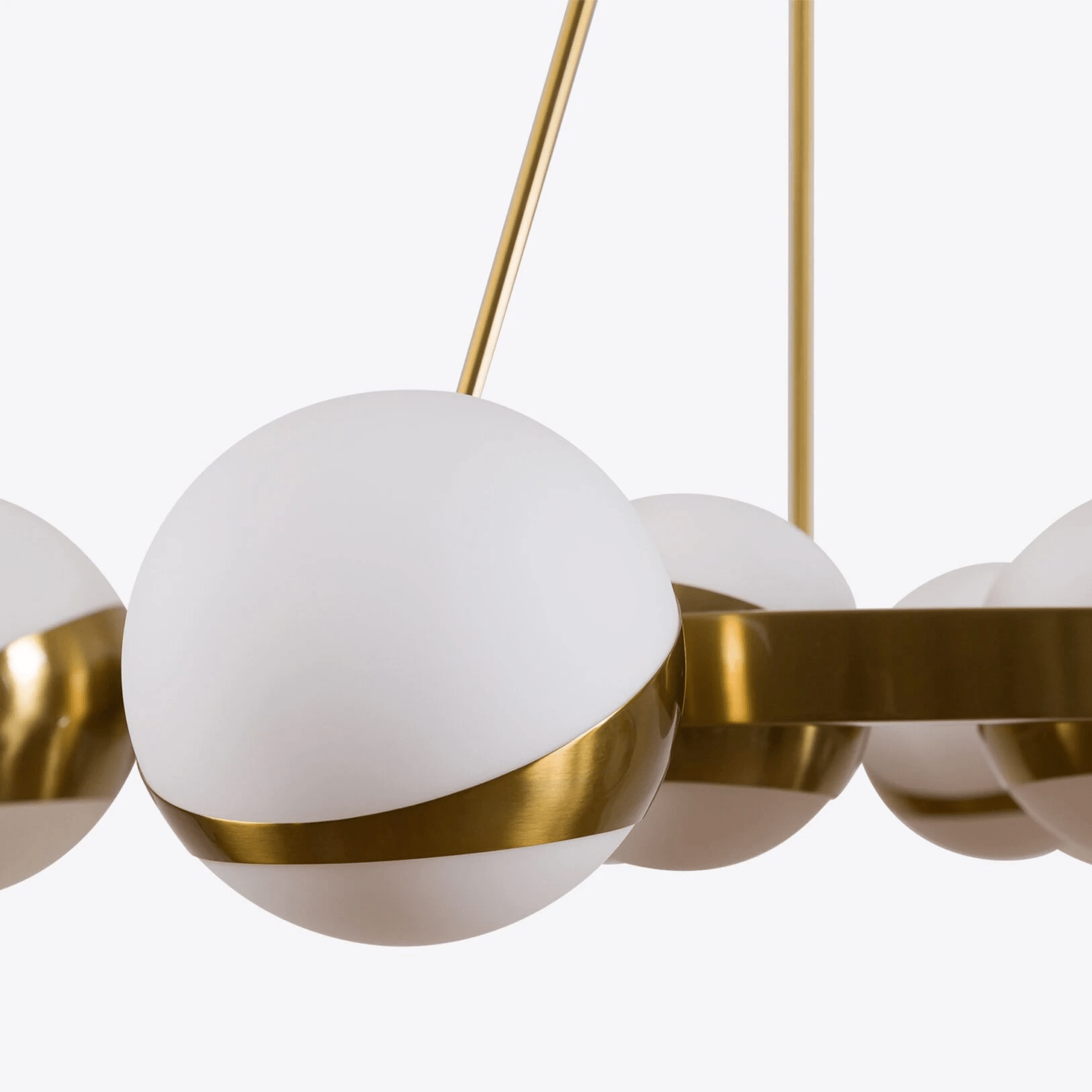 LuminaSphere Modern Brass Chandelier