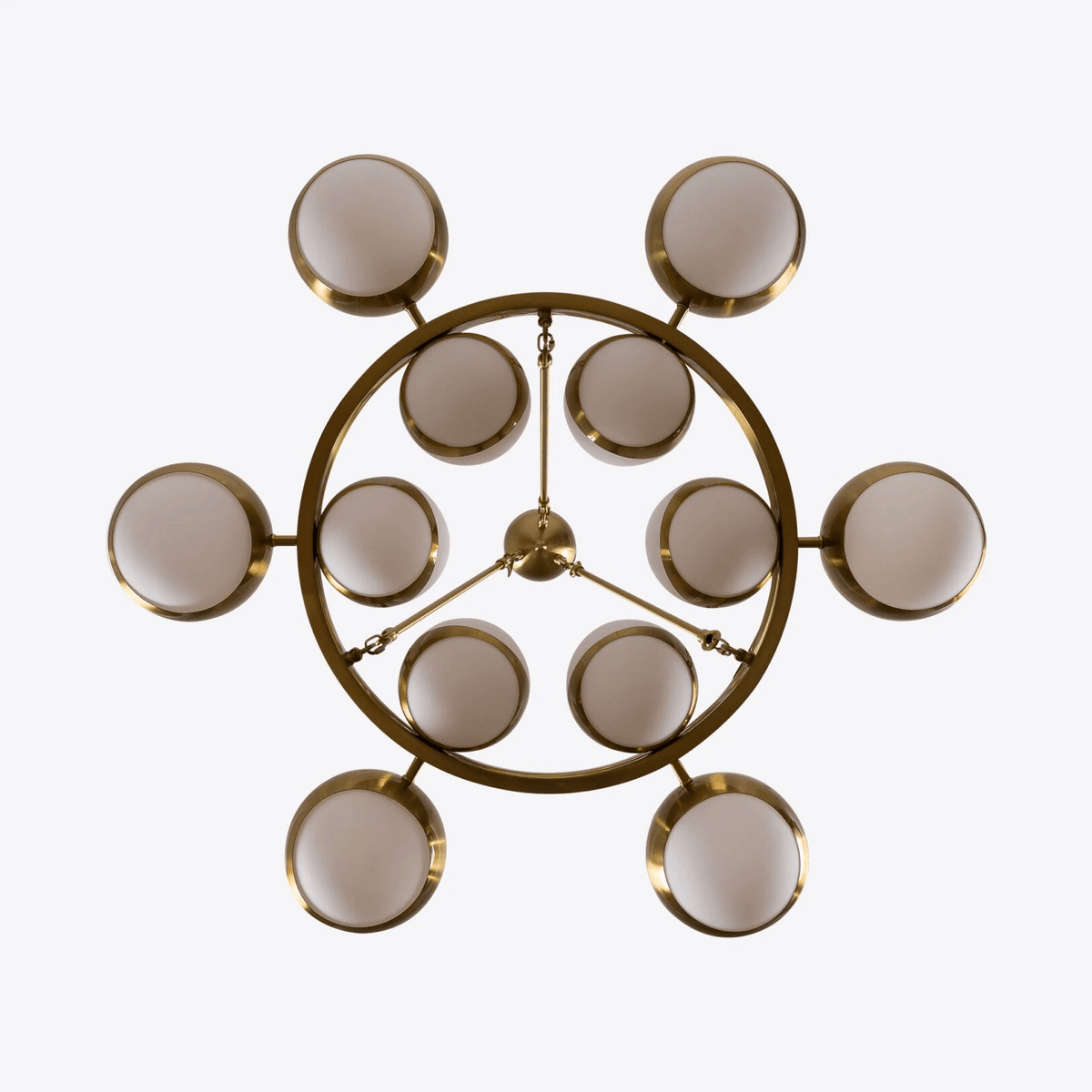 LuminaSphere Modern Brass Chandelier