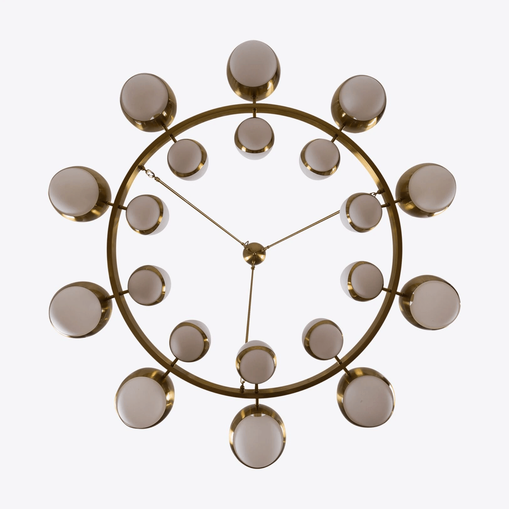 LuminaSphere Modern Brass Chandelier