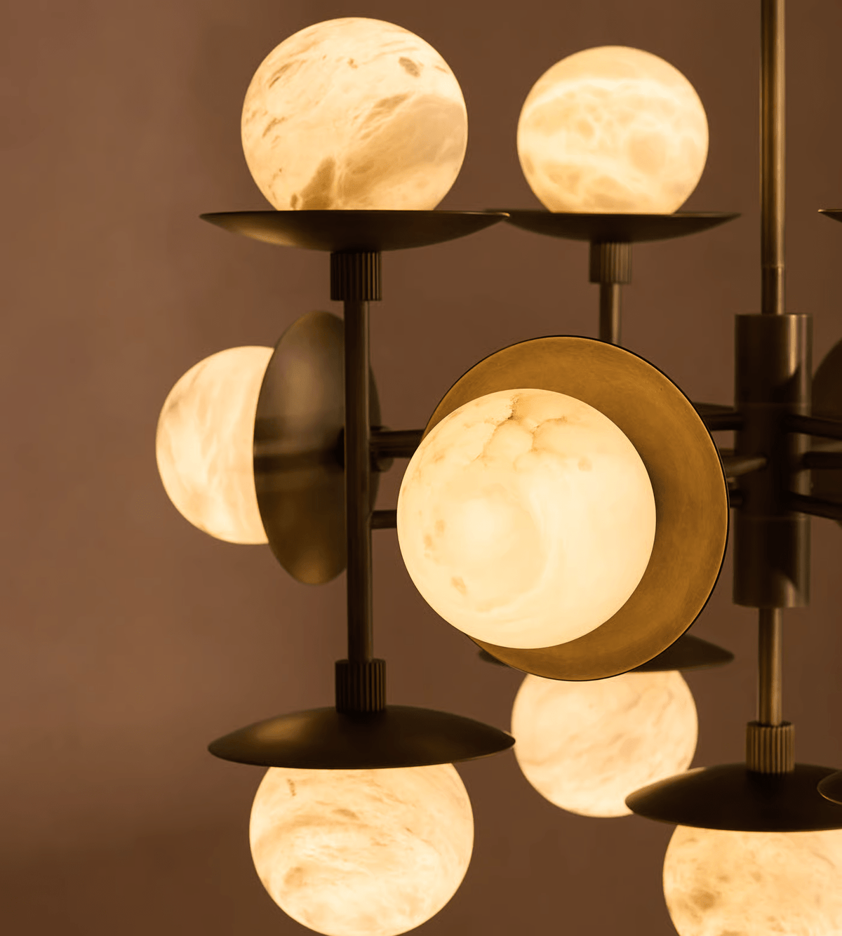 Oshayra Sputnik Alabaster Chandelier