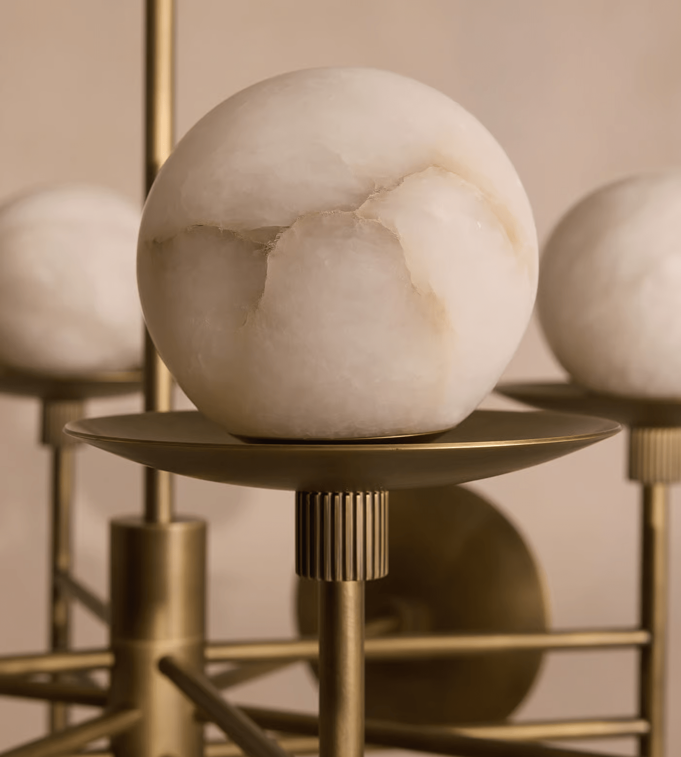 Oshayra Sputnik Alabaster Chandelier