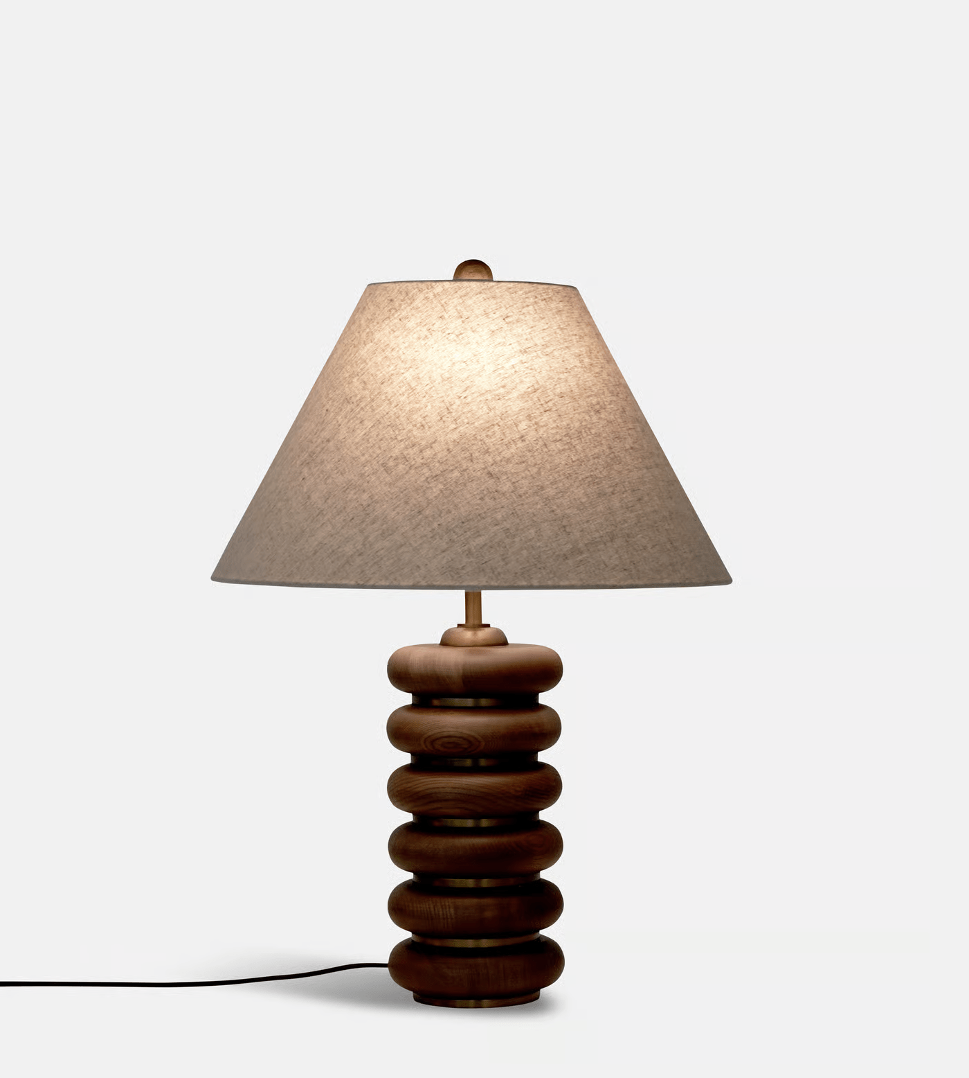 Rinalia Minimalist Wood Table Lamp