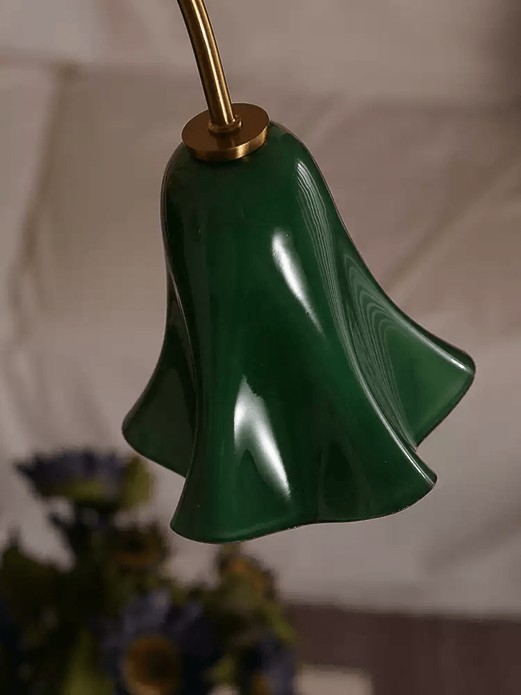 EmeraldBell Glass Pendant Chandelier