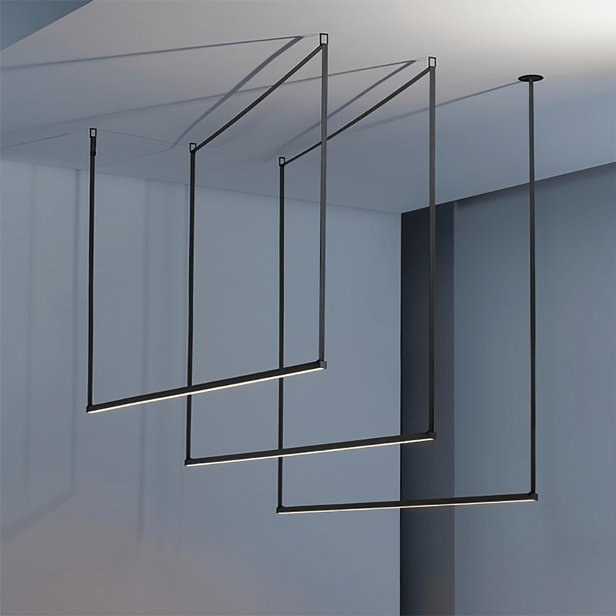 Gideon Minimalist  Linear Pendant Light