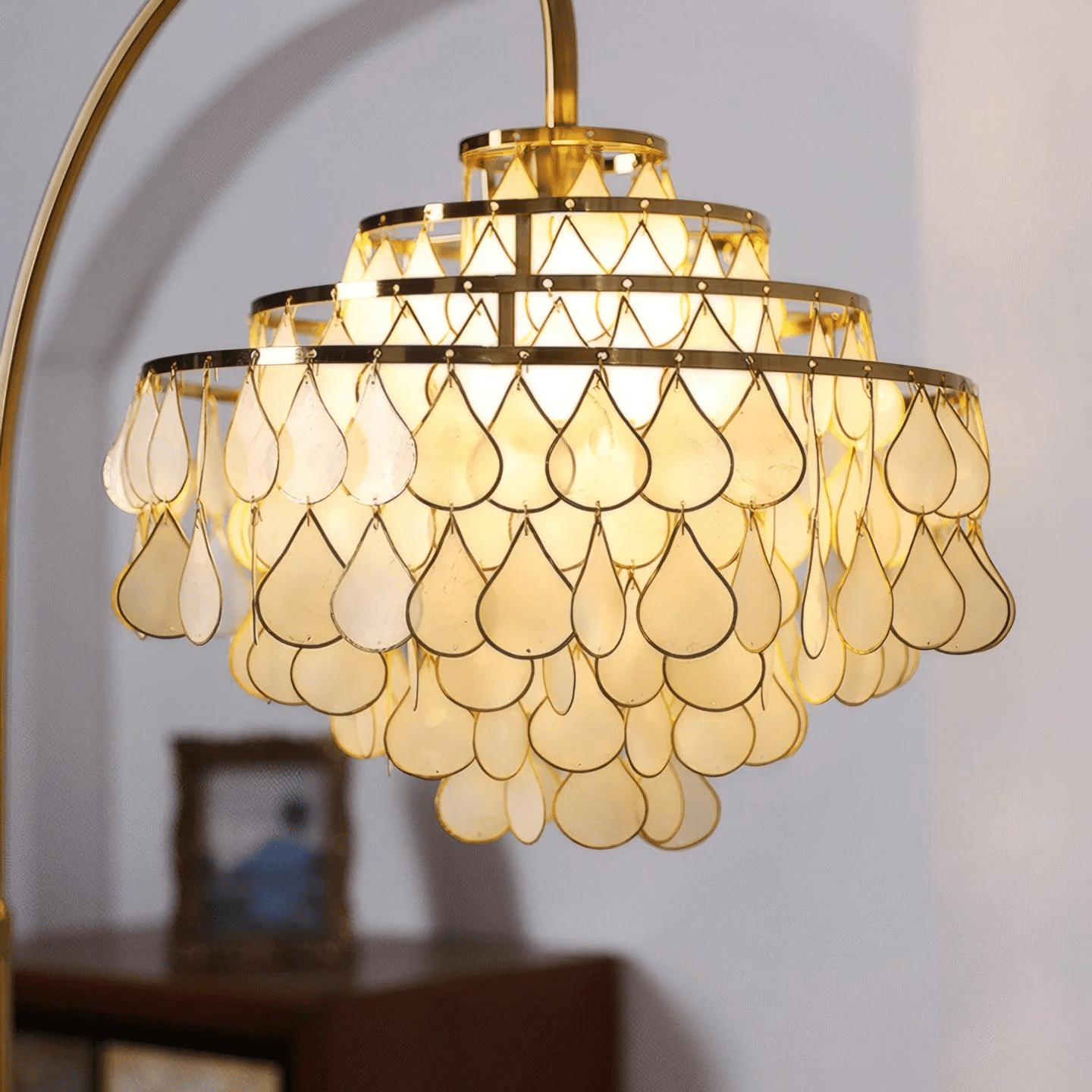 Emily Luxury Shell Floor Lamp