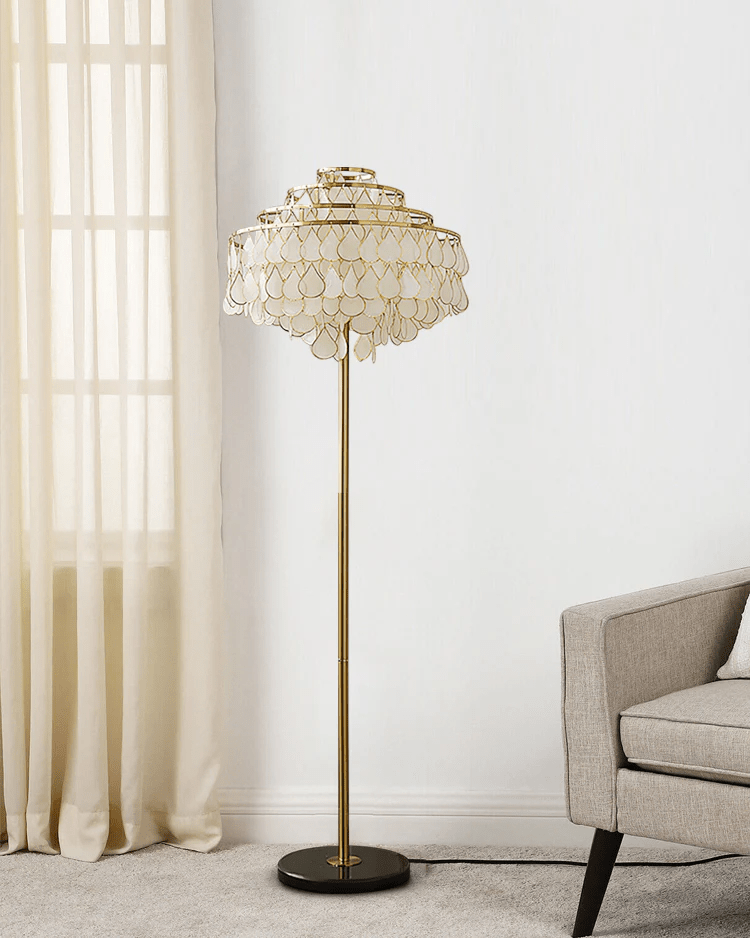 Emily Luxury Shell Floor Lamp