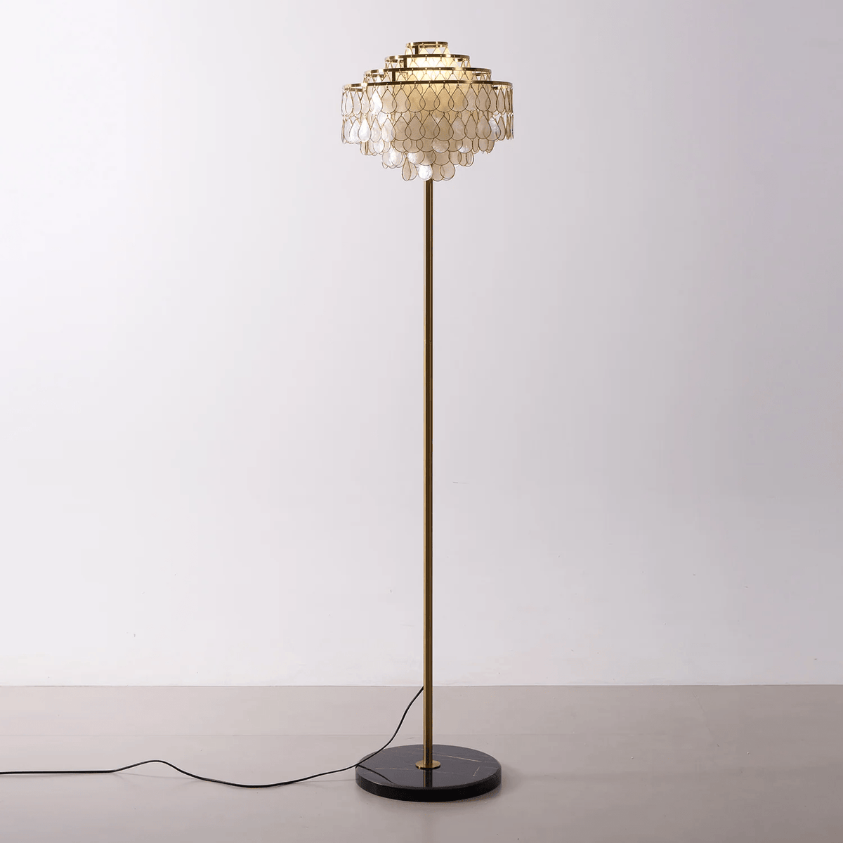 Emily Luxury Shell Floor Lamp