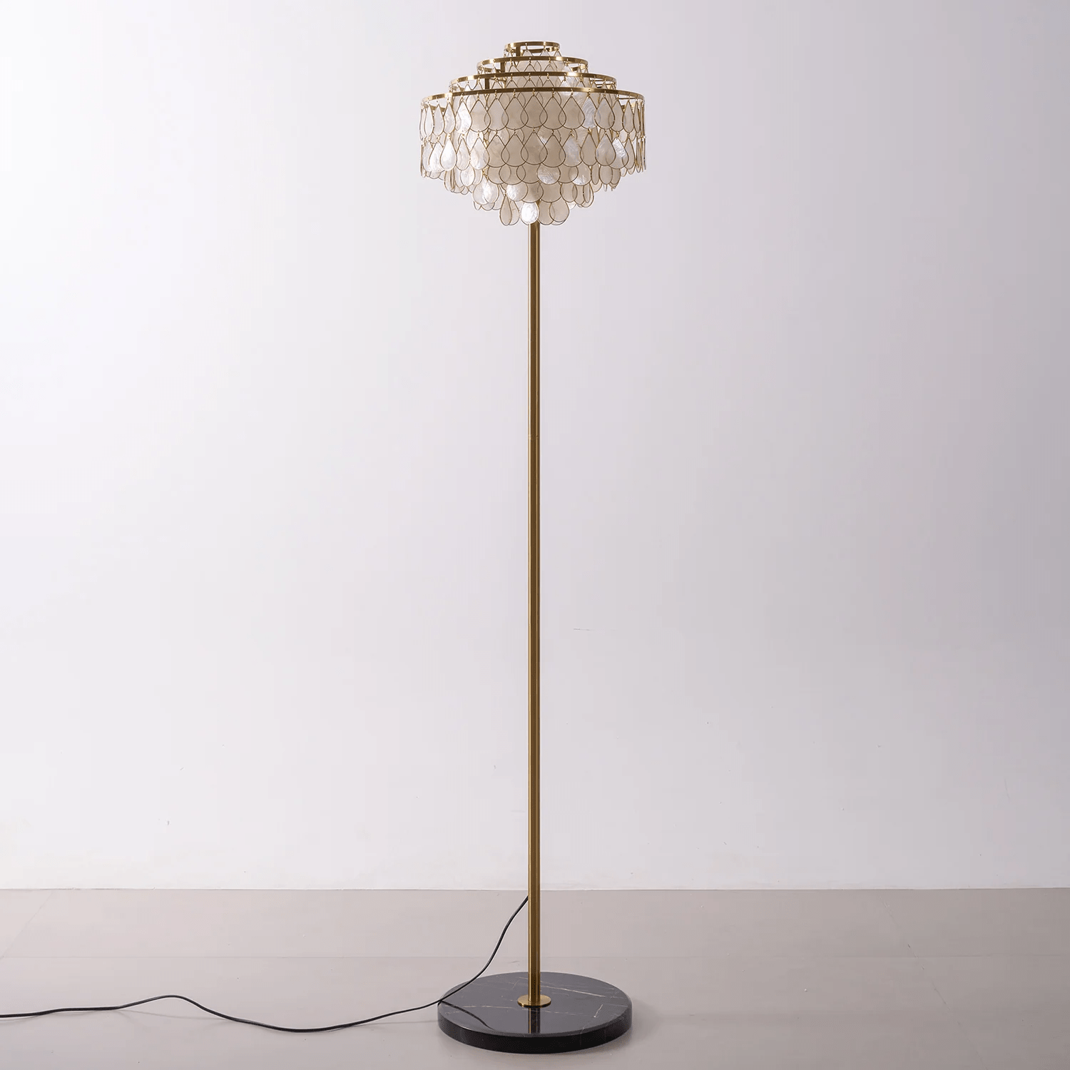 Emily Luxury Shell Floor Lamp