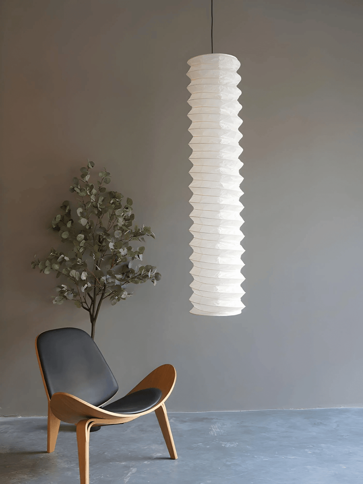 Luninaine Minimalist Paper Pendant Light