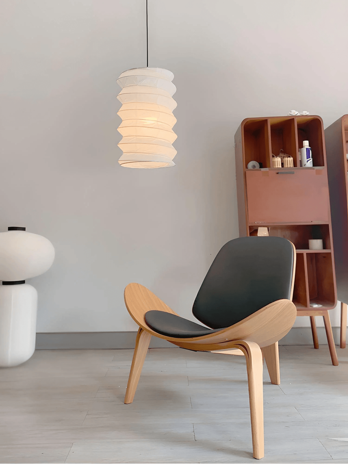 Luninaine Minimalist Paper Pendant Light