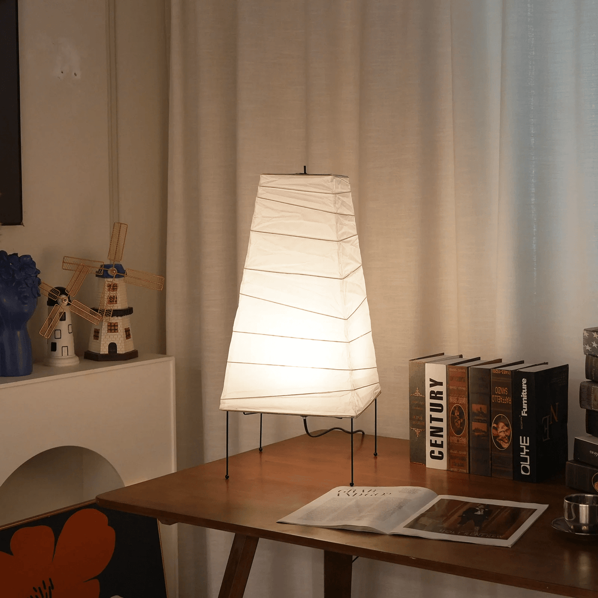 Piaaraya Minimalist Paper Table Lamp
