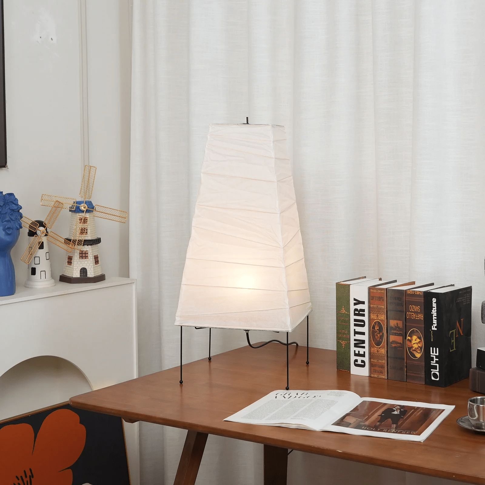 Piaaraya Minimalist Paper Table Lamp