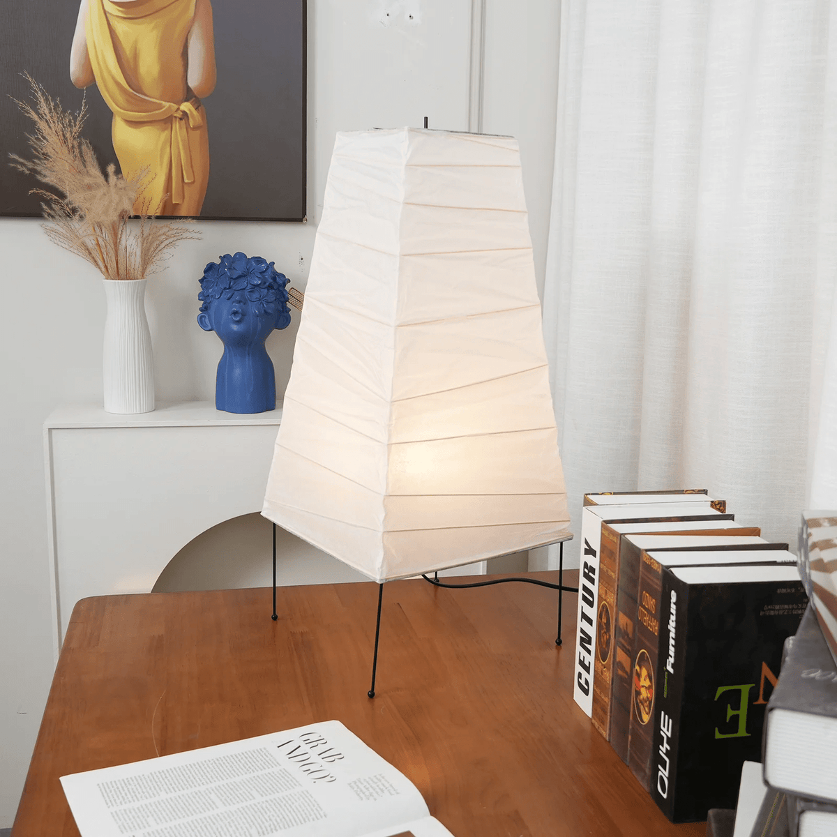 Piaaraya Minimalist Paper Table Lamp