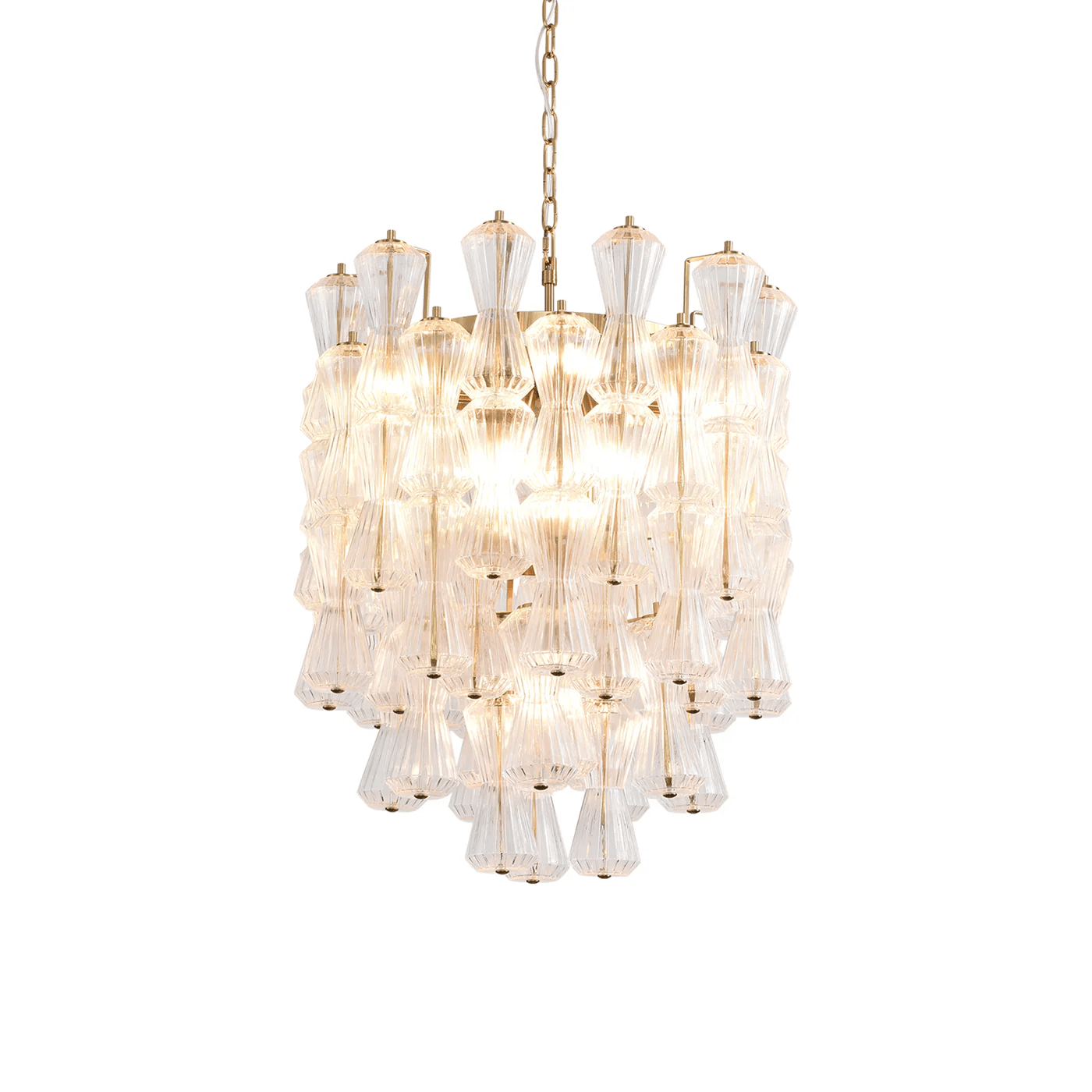 Celarena Chandelier Murano Glass Floral Cascade