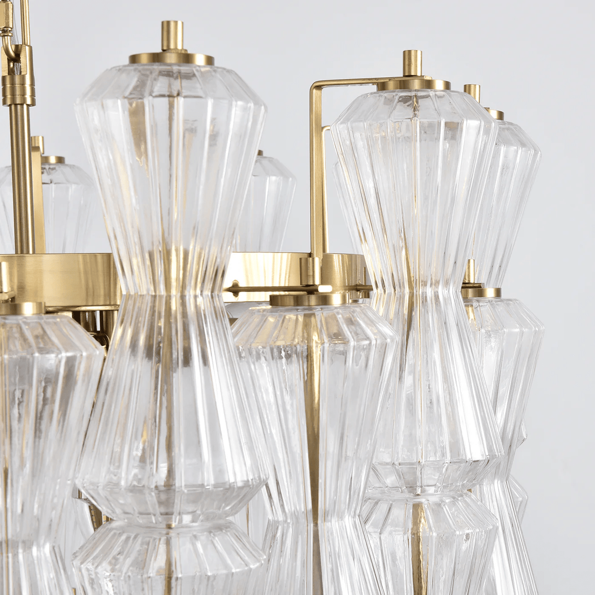 Celarena Chandelier Murano Glass Floral Cascade
