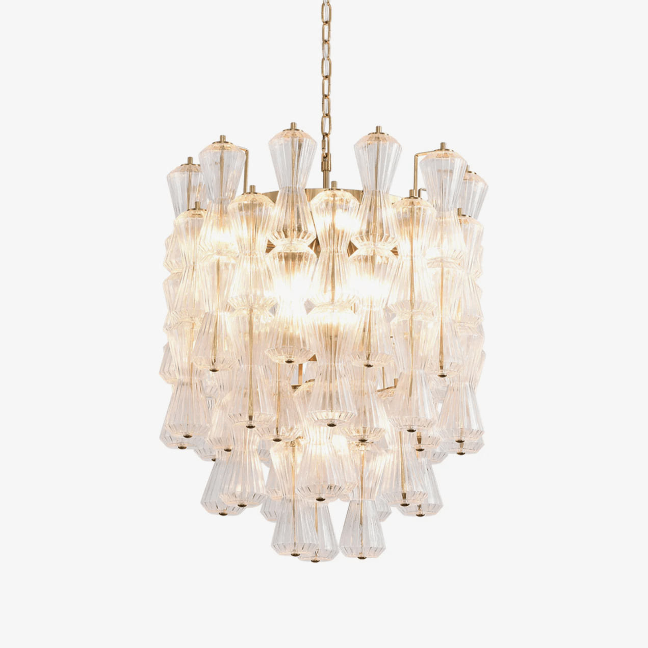 Celarena Chandelier Murano Glass Floral Cascade