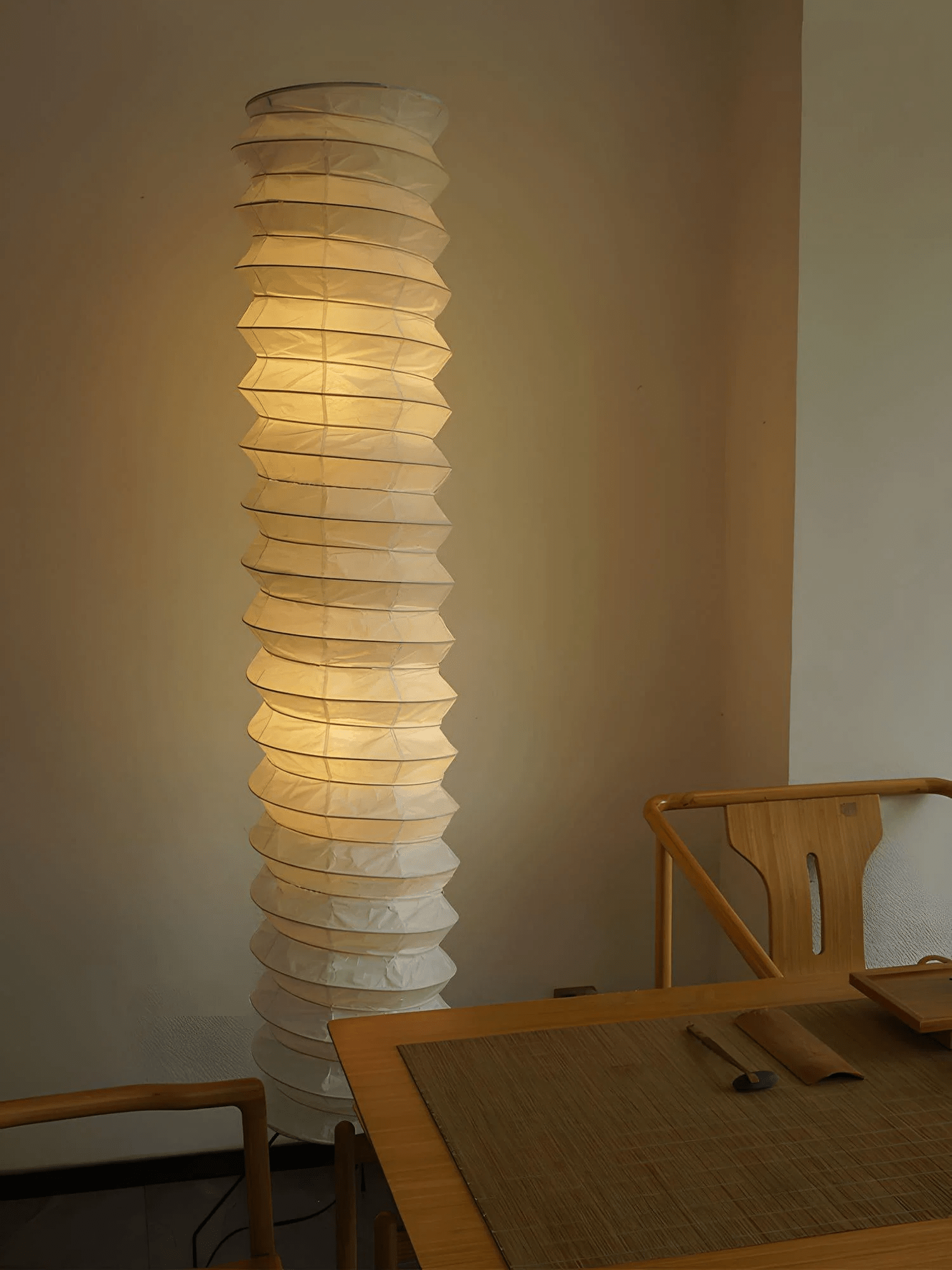 Soraine Minimalist Rice Paper Floor Lamp