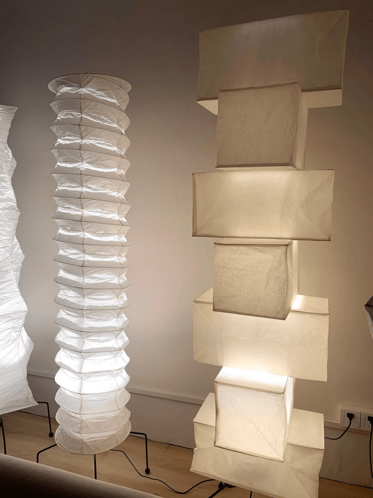 Soraine Minimalist Rice Paper Floor Lamp