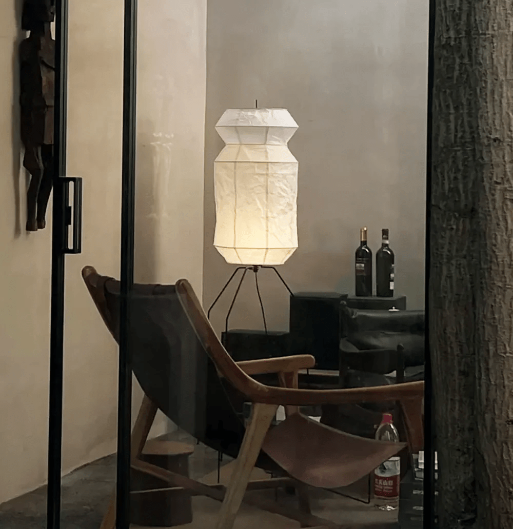 Nivorena Modern Rice Paper Floor Lamp