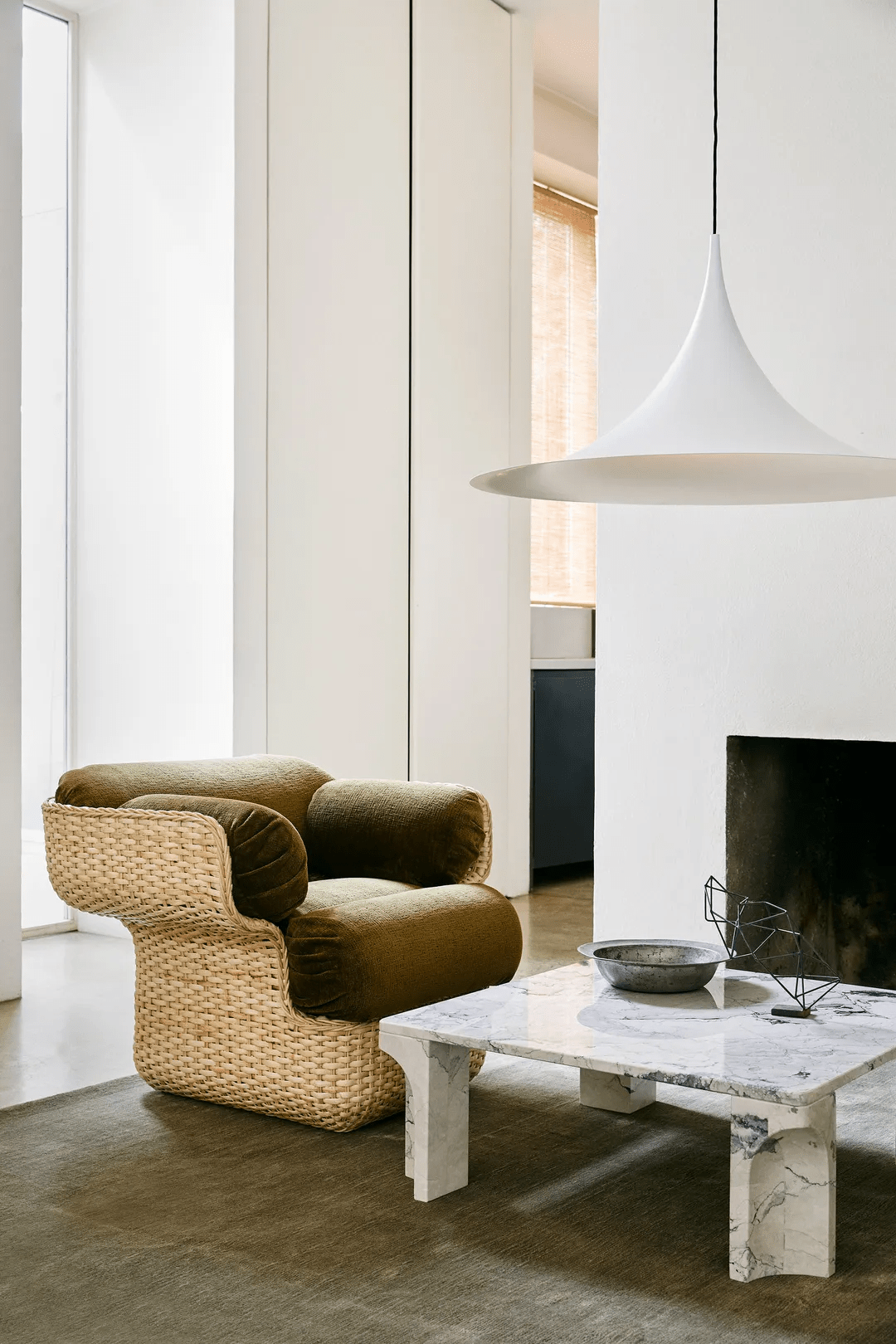 Valerira Steel Sculptural Pendant Light