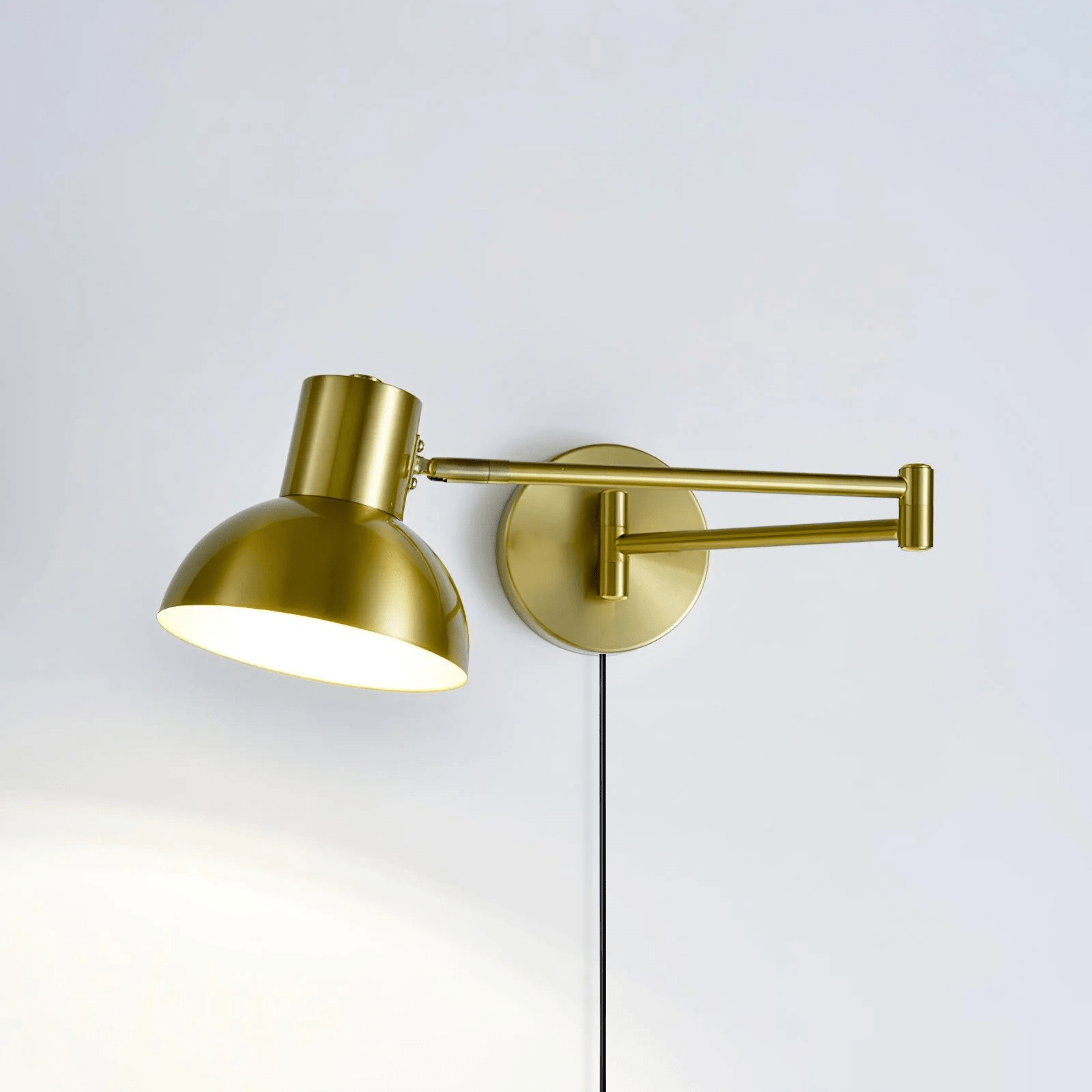 Ivar Adjustable Arm Plug In Wall Lamp - Neutral Decor