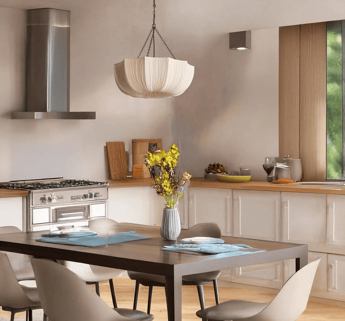 Willowmere Fabric Pendant Light