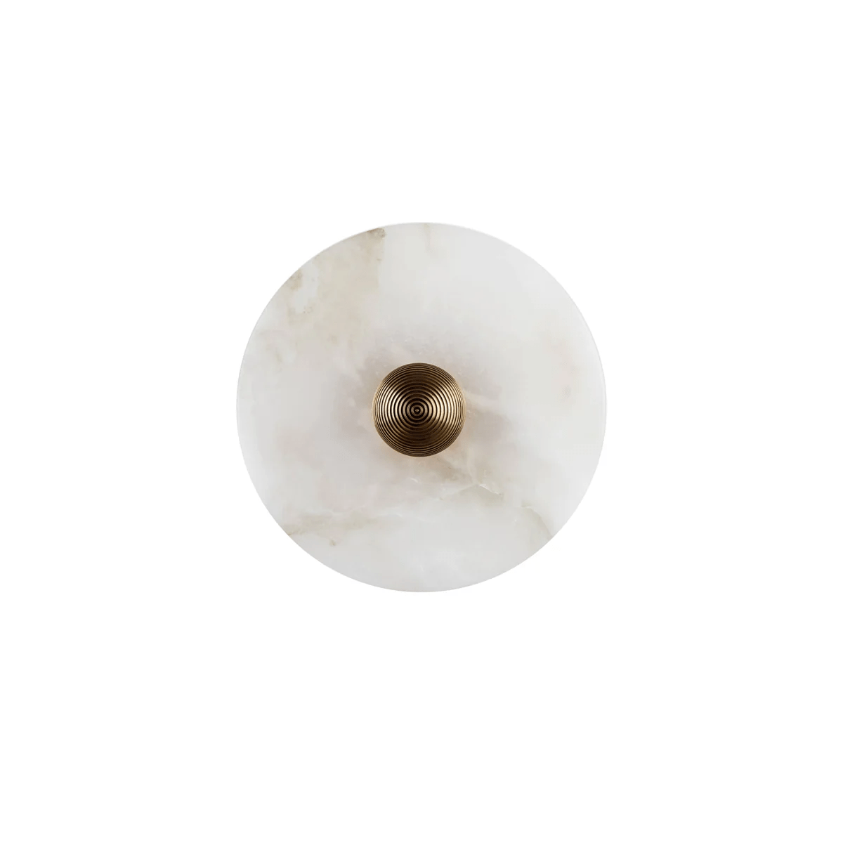 Selene Minimalist Alabaster Ceiling Light