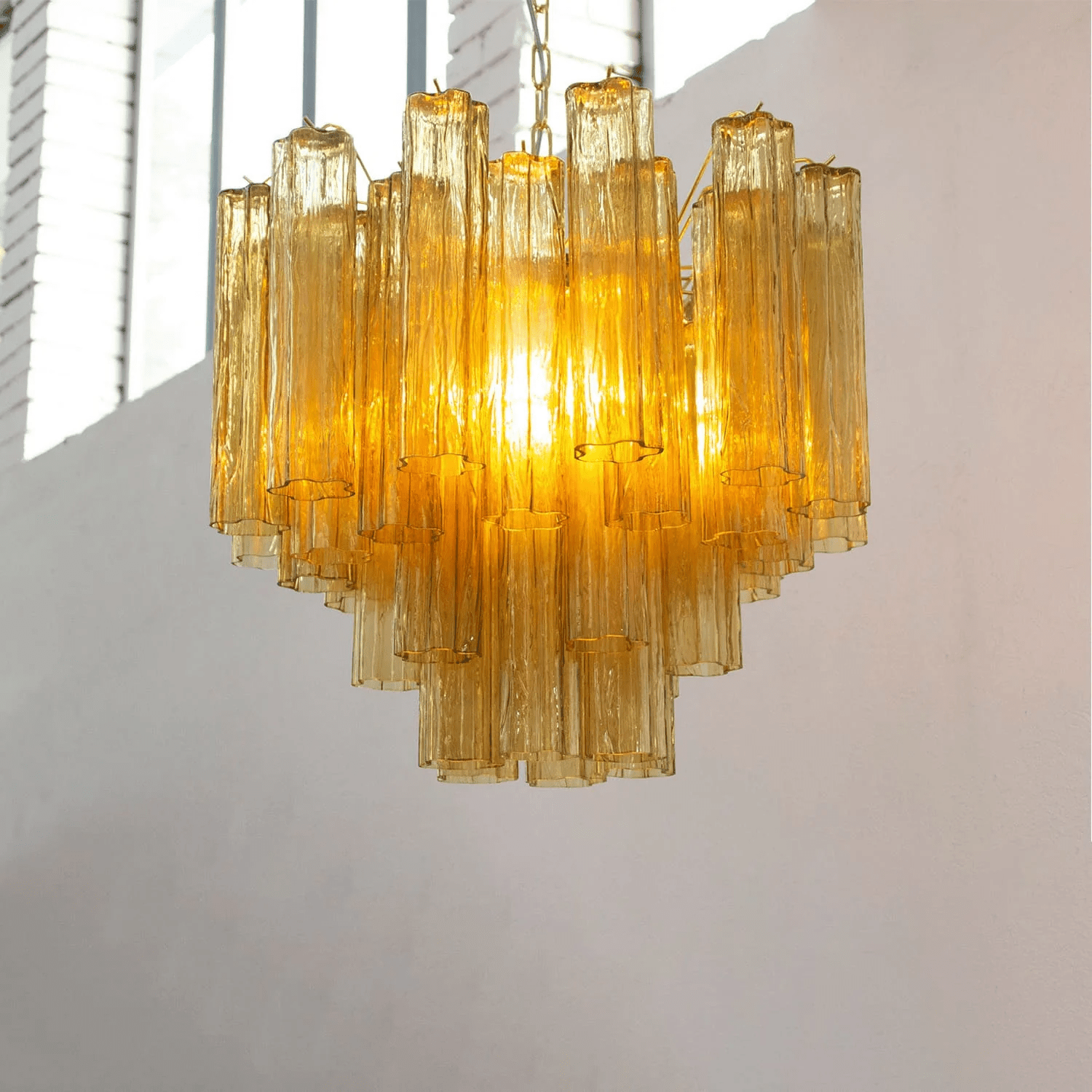 Lioruian Chandelier Murano Glass Tiered