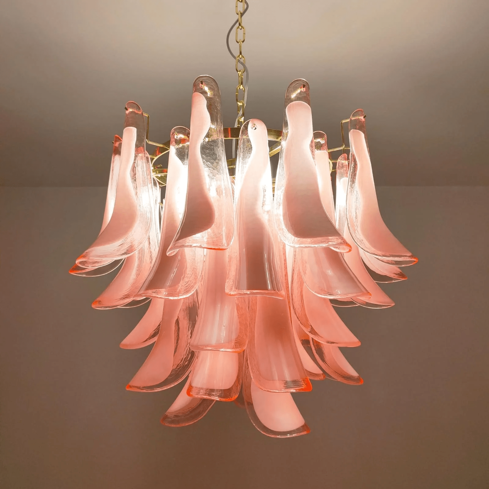 Eiroeon Chandelier Murano Glass Tiered Italian