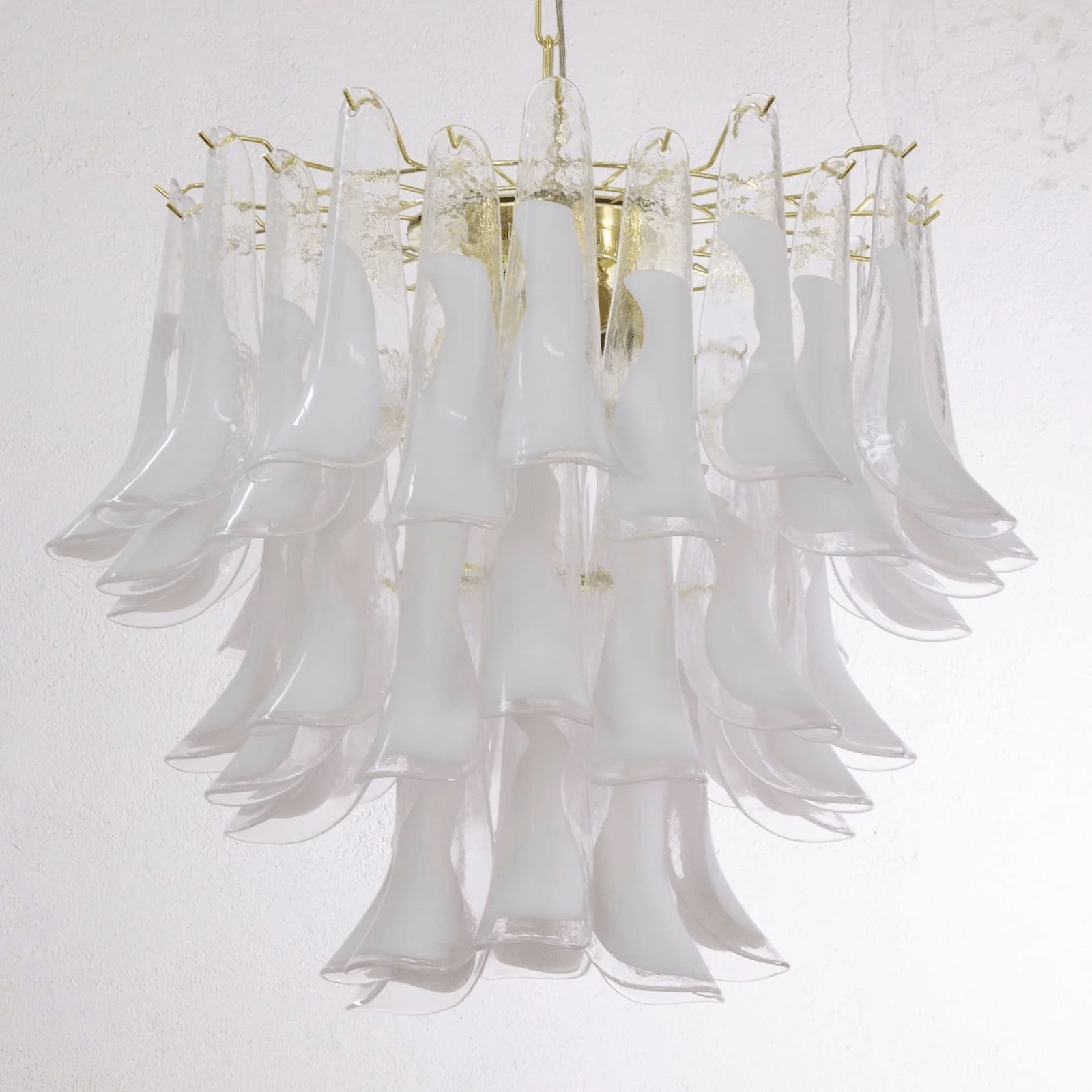 Eiroeon Chandelier Murano Glass Tiered Italian