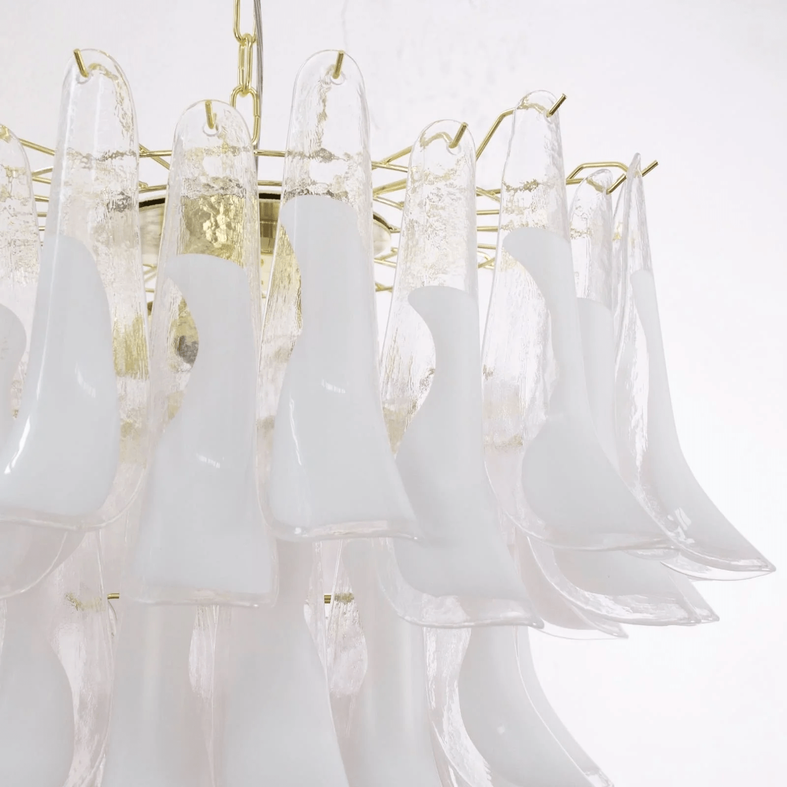 Eiroeon Chandelier Murano Glass Tiered Italian