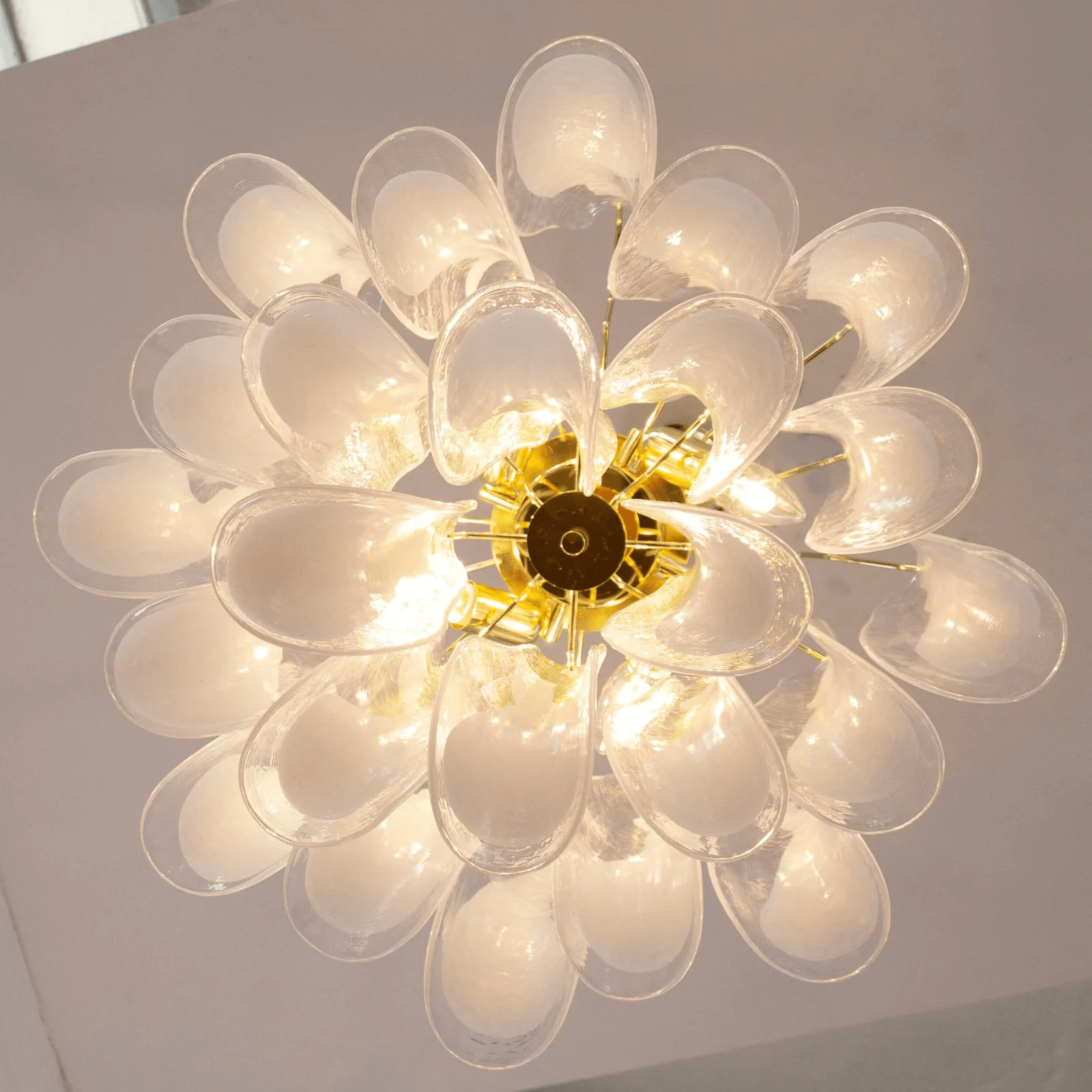 Eiroeon Chandelier Murano Glass Tiered Italian