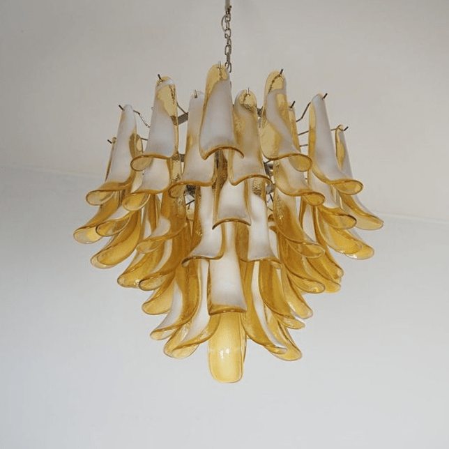 Eiroeon Chandelier Murano Glass Tiered Italian