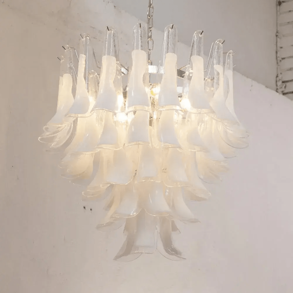 Eiroeon Chandelier Murano Glass Tiered Italian