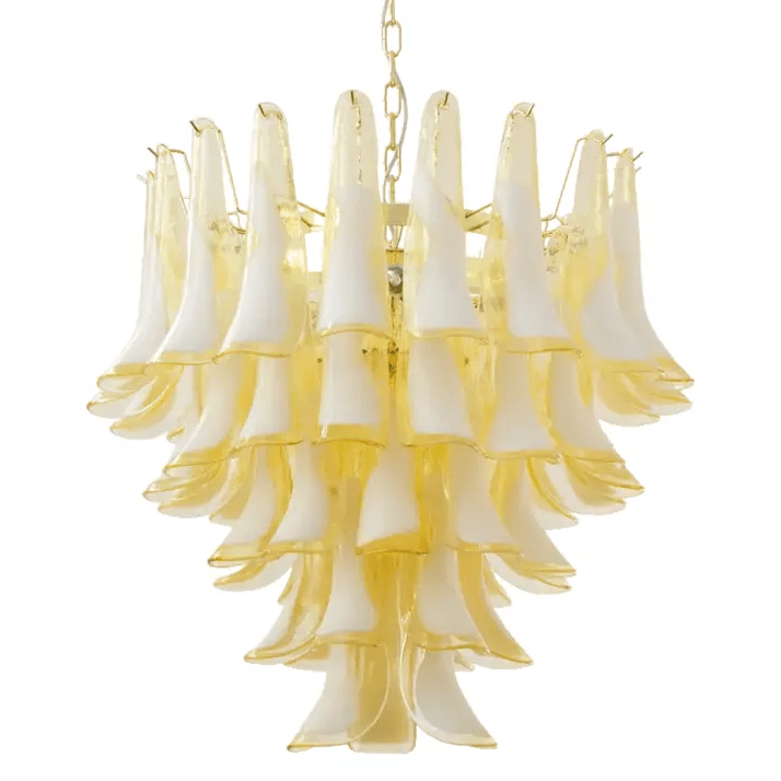 Eiroeon Chandelier Murano Glass Tiered Italian