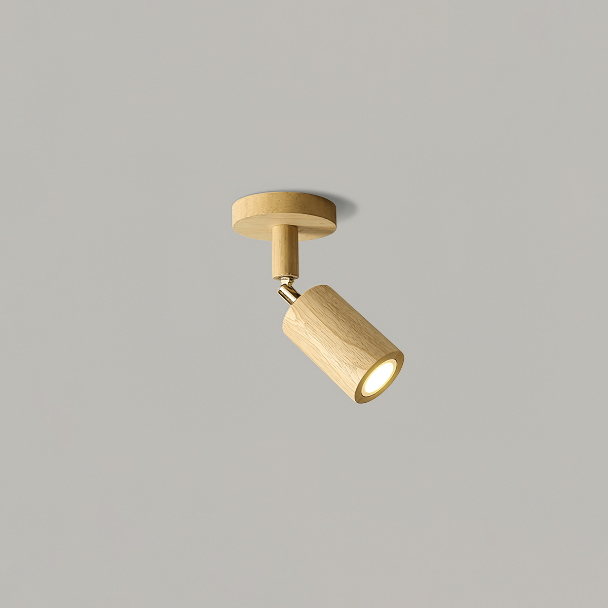 Valestone Wood Beam Spotlight Flush Mount Ceiling Light