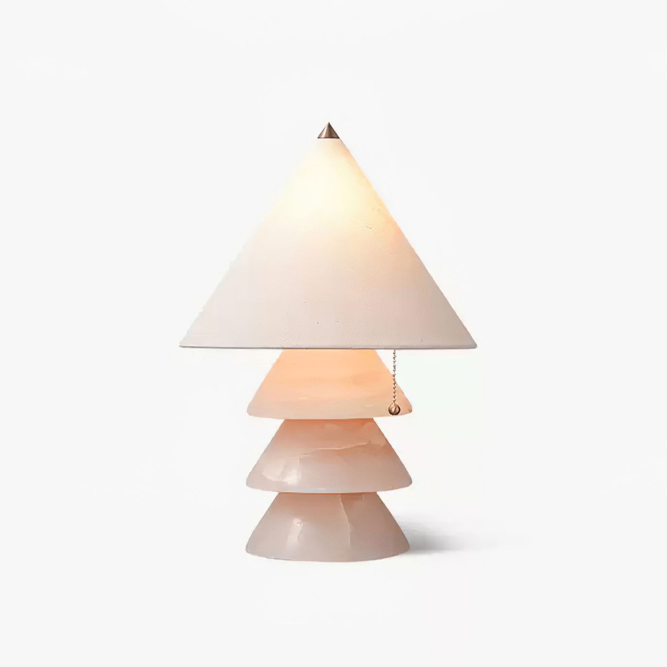 Pyramid Retro Marble Table Lamp