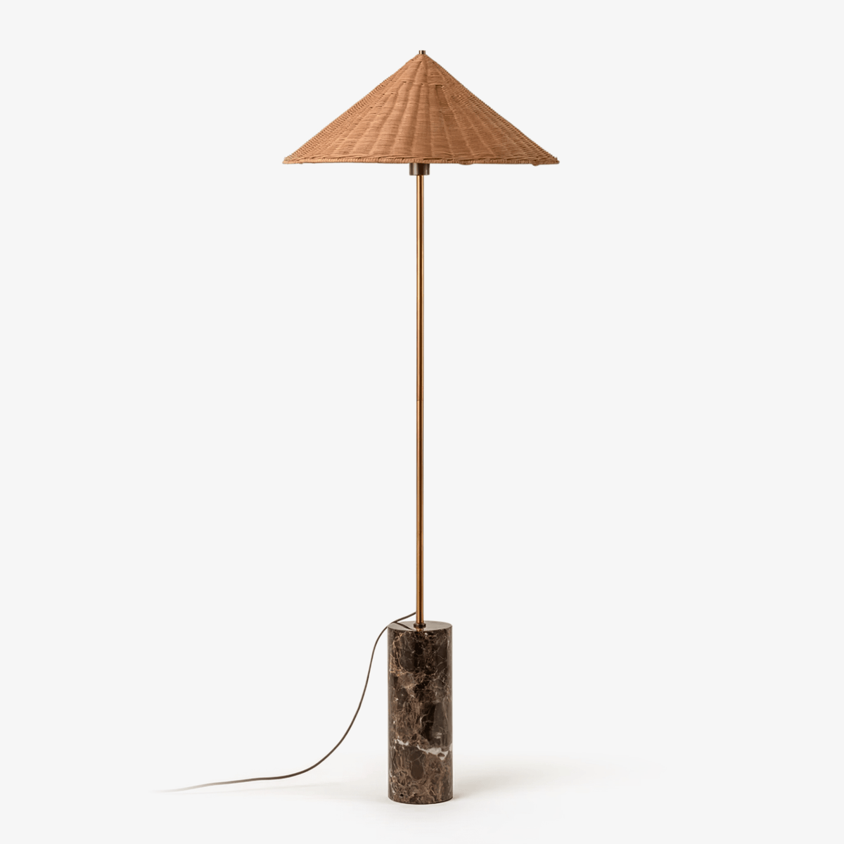 Zenith Bohemian Marble Floor Lamp