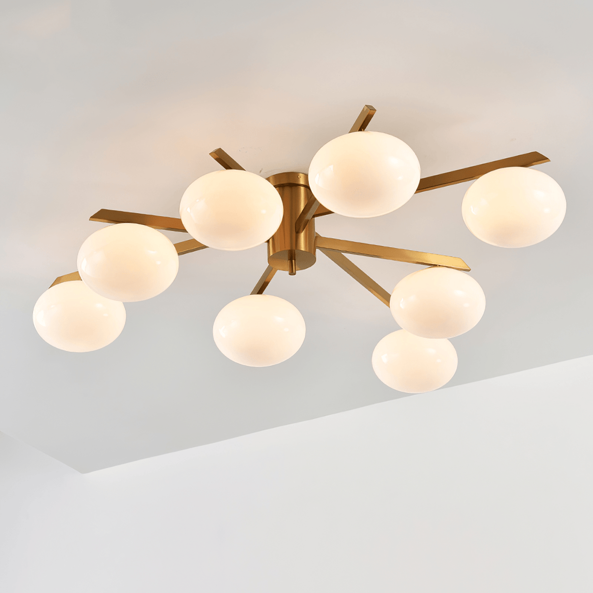 Velaraya Modern Glass Ceiling Light