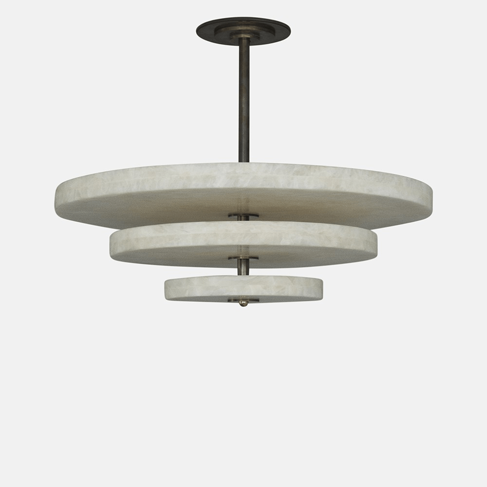 Nivoreria Minimalist Alabaster Pendant Light