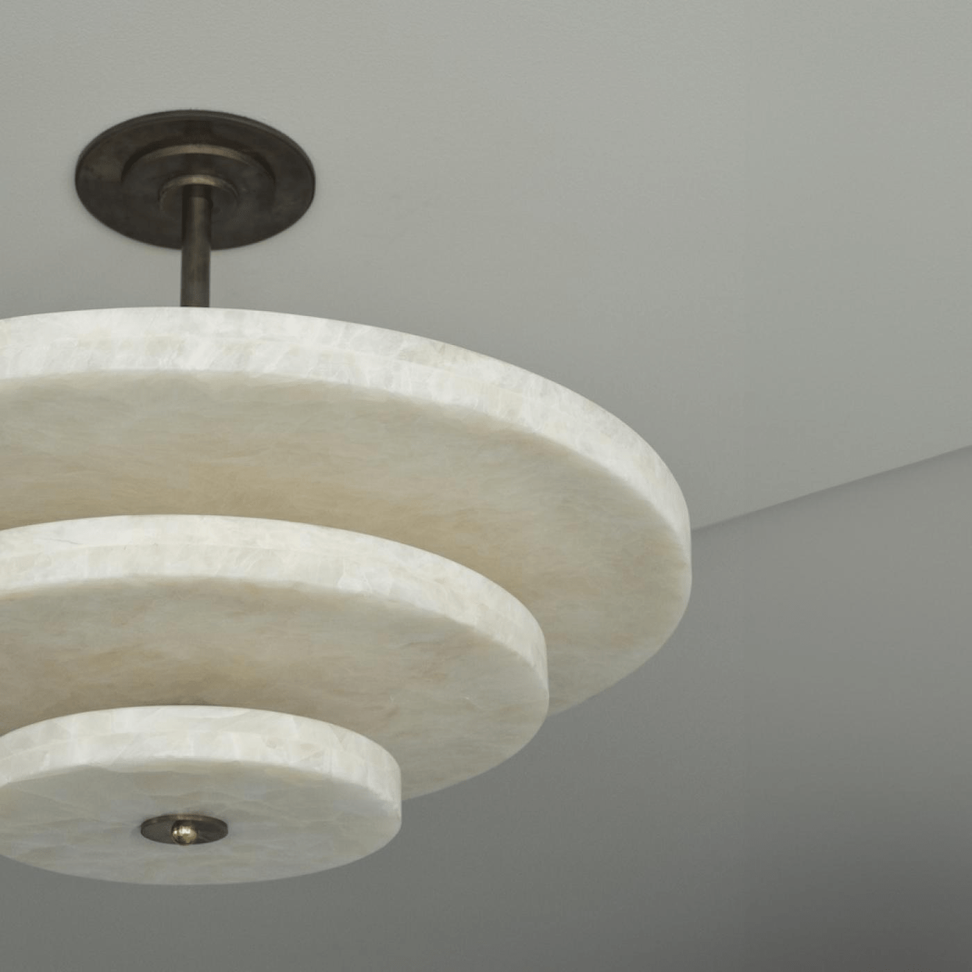 Nivoreria Minimalist Alabaster Pendant Light