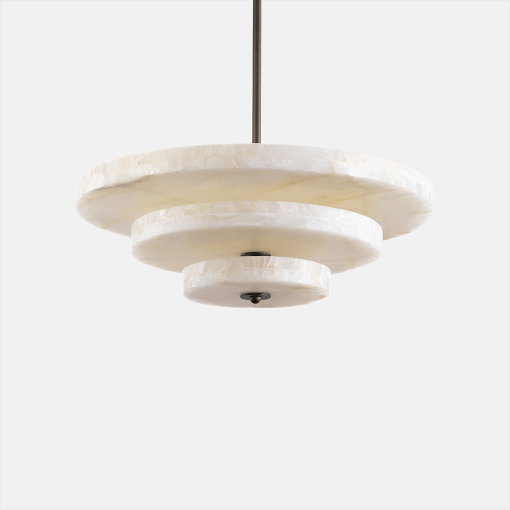 Nivoreria Minimalist Alabaster Pendant Light