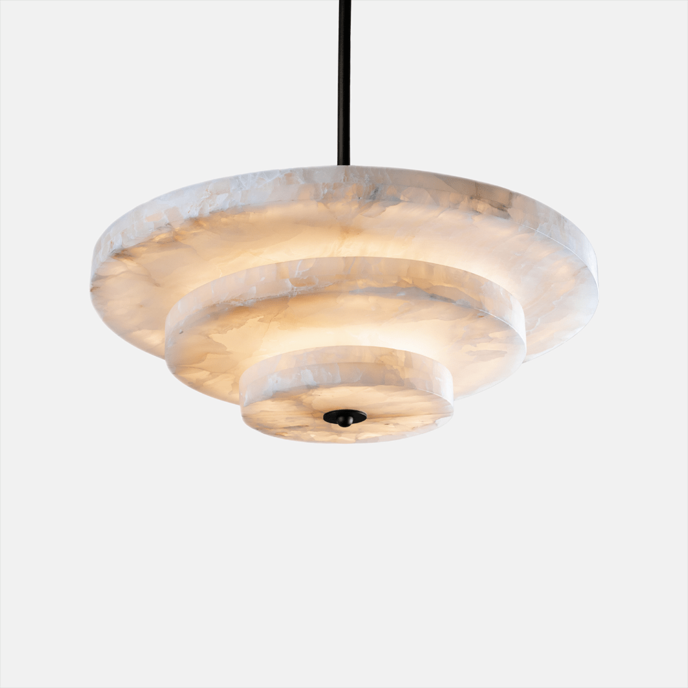 Nivoreria Minimalist Alabaster Pendant Light