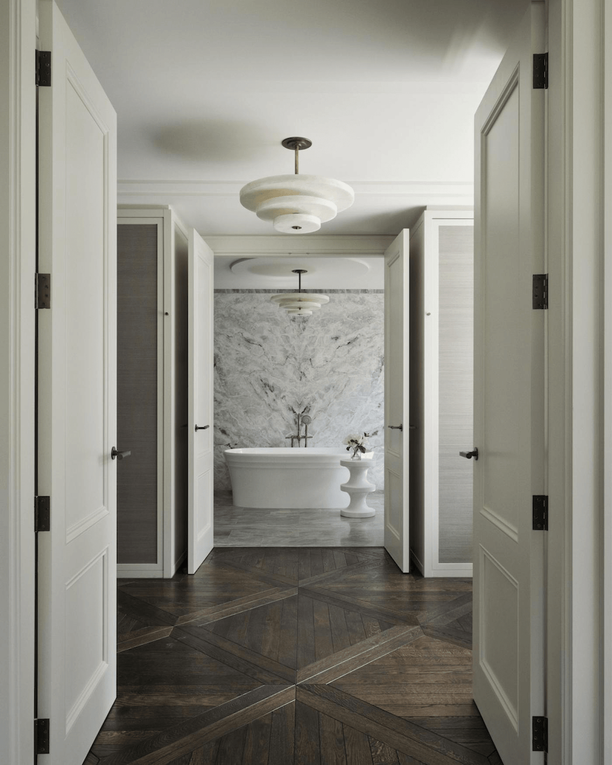 Nivoreria Minimalist Alabaster Pendant Light